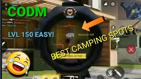 LEGENDARY CAMPING SPOTS FOR NUKETOWN - CODM - TROLLED! - 😂