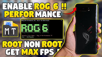 Enable ROG 6 Pro Performance On Any Android Phone : Without Root || Stable FPS & Fix Lag !!