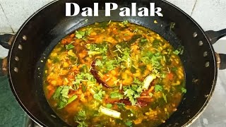 दाल पालक बनाने का टेस्टी तरीका | Dal Palak Recipe |  Palak Dal Tadka | Dhaba Style Dal Palak |