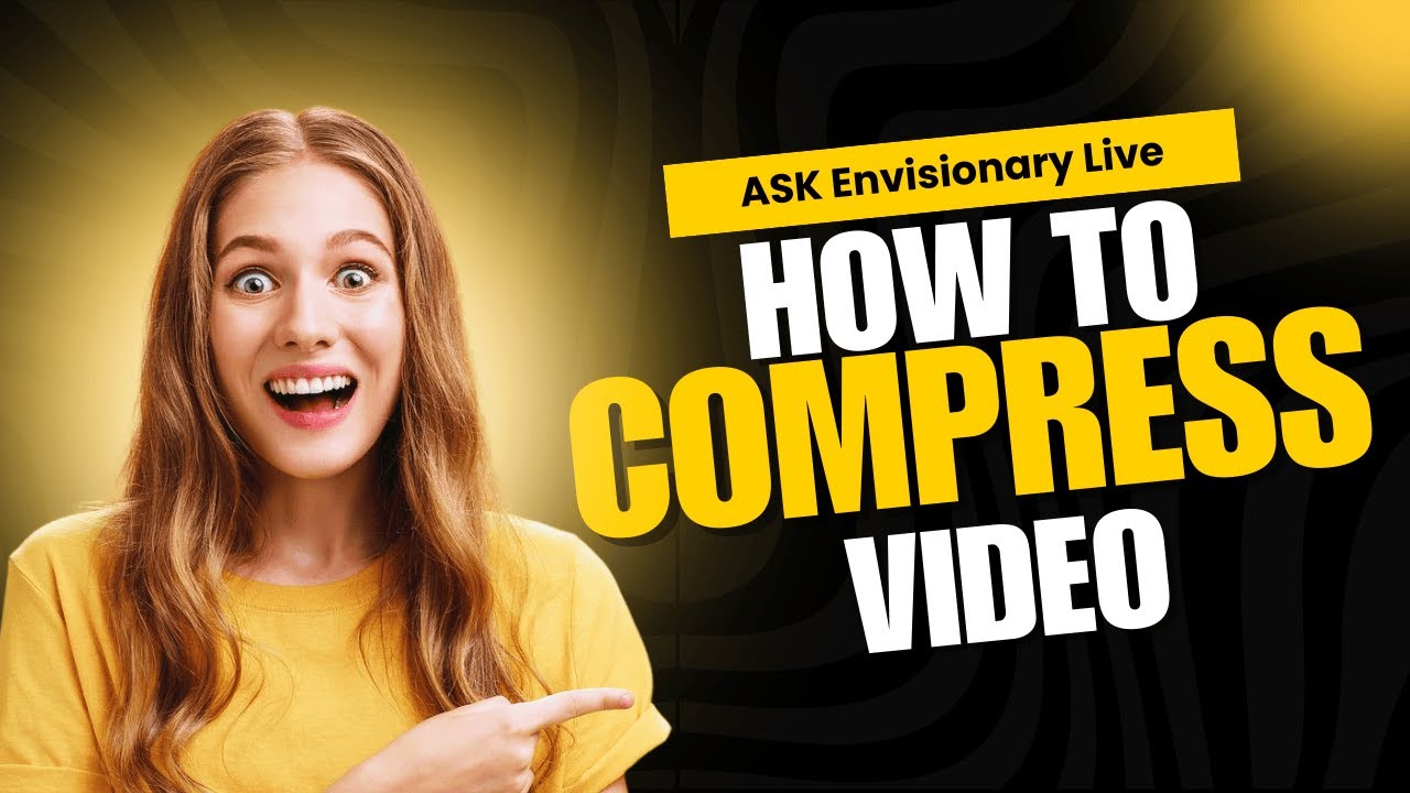 How to Compress Large Video Into Smaller - YouTube