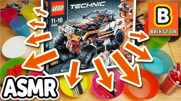 Relaxing LEGO ASMR Sorting 1000+ parts  - TECHNIC 4x4 Crawler  [ NO MUSIC ]