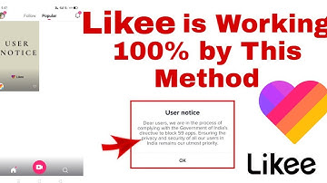 how to use likee app after ban ? Likee Ban Remove in India ? likee is back ?