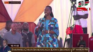 Wacheni maswali yaulizwe, Wacheni Majibu yapeanwe kila mtu aridhike - Martha Karua