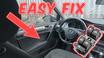 How To Replace VW Window Switch | Master Switch | MK7 Golf