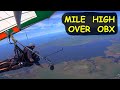 MILE  HIGH view of OBX and Kitty Hawk Hanggliding #outerbanks #fyp #trending