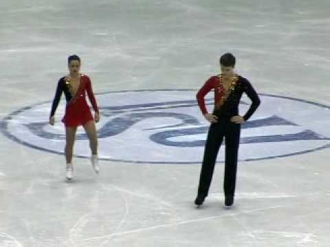 GPF0809 junior Pairs Short Program Ksenia OZEROVA ...