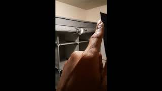 How to put together a Ktaxon 67" Clothes Closet Storage  12 Shelves