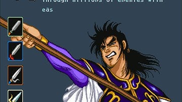 Dynasty Wars (Capcom 1989)  Attract Mode 60fps