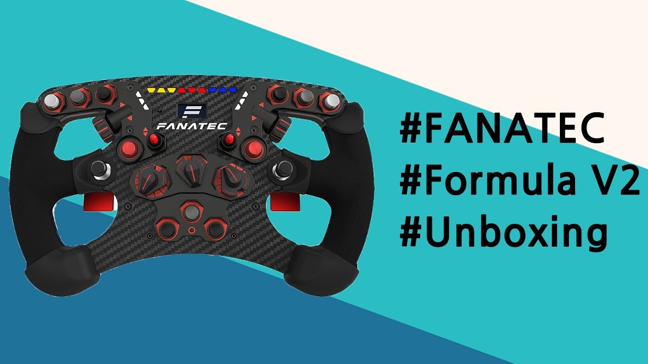 Fanatec Formula V2 Steering Wheel Unboxing #F1 #Fanatec - YouTube