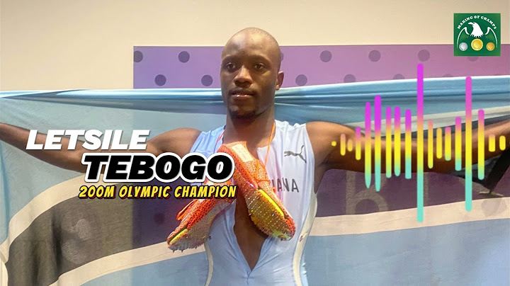 Letsile Tebogo is impressed with his achievement of winning the men's 200m Olympic Gold