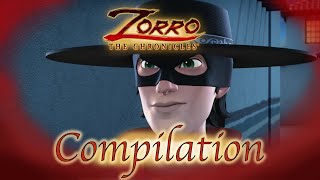 Zorro the Chronicles | Episode 21  24 | 1 Hour COMPILATION | Superhero cartoons