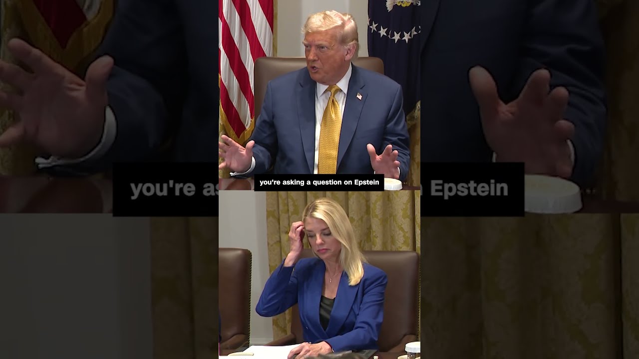 Trump Gets Upset With Reporter Who Asked About Epstein