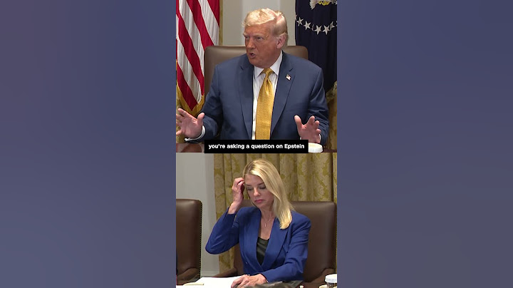 Trump gets upset with reporter who asked about Epstein