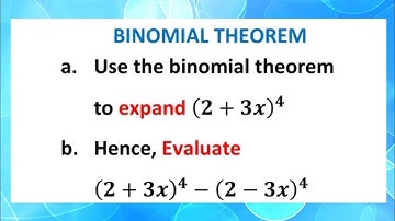 Binomial expansion: A level maths paper 1 practice question: #wjecmathspaper1 #edexcelmathspaper1