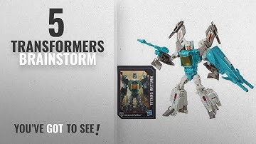 Top 10 Transformers Brainstorm [2018]: Transformers Titans Return: Brainstorm & Autobot Teslor