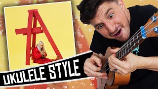 Video thumbnail of "Billie Eilish Ukulele Style ( dont smile at me EP )"