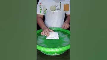 TRY TO GUESS HOW MANY PAPER IT TOOKS! #satisfying #asmr #experiment #water