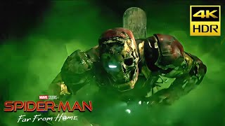 Mysterio Illusion Scene 4K Spider Man Far From Home Movie Clip