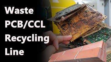 PCB/CCL Recycling Line | Waste Circuit Boards Crushing & Sorting Plant