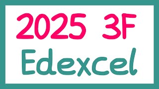 GCSE MATHS 2025 EDEXCEL 3F PRACTICE PAPER