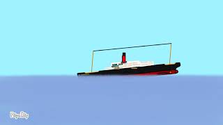 Custom like carpathia ship sinking!,⚓🌊🚢 
