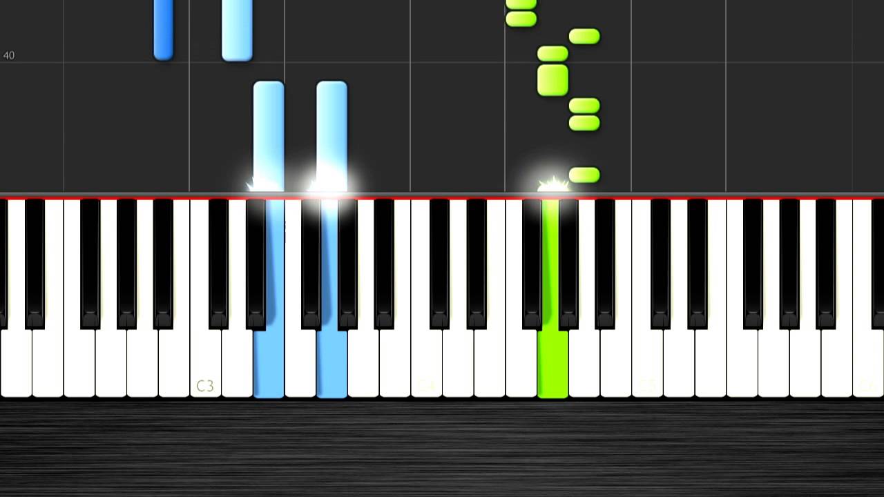 Jessie J Flashlight EASY Piano Tutorial 50 Speed Synthesia