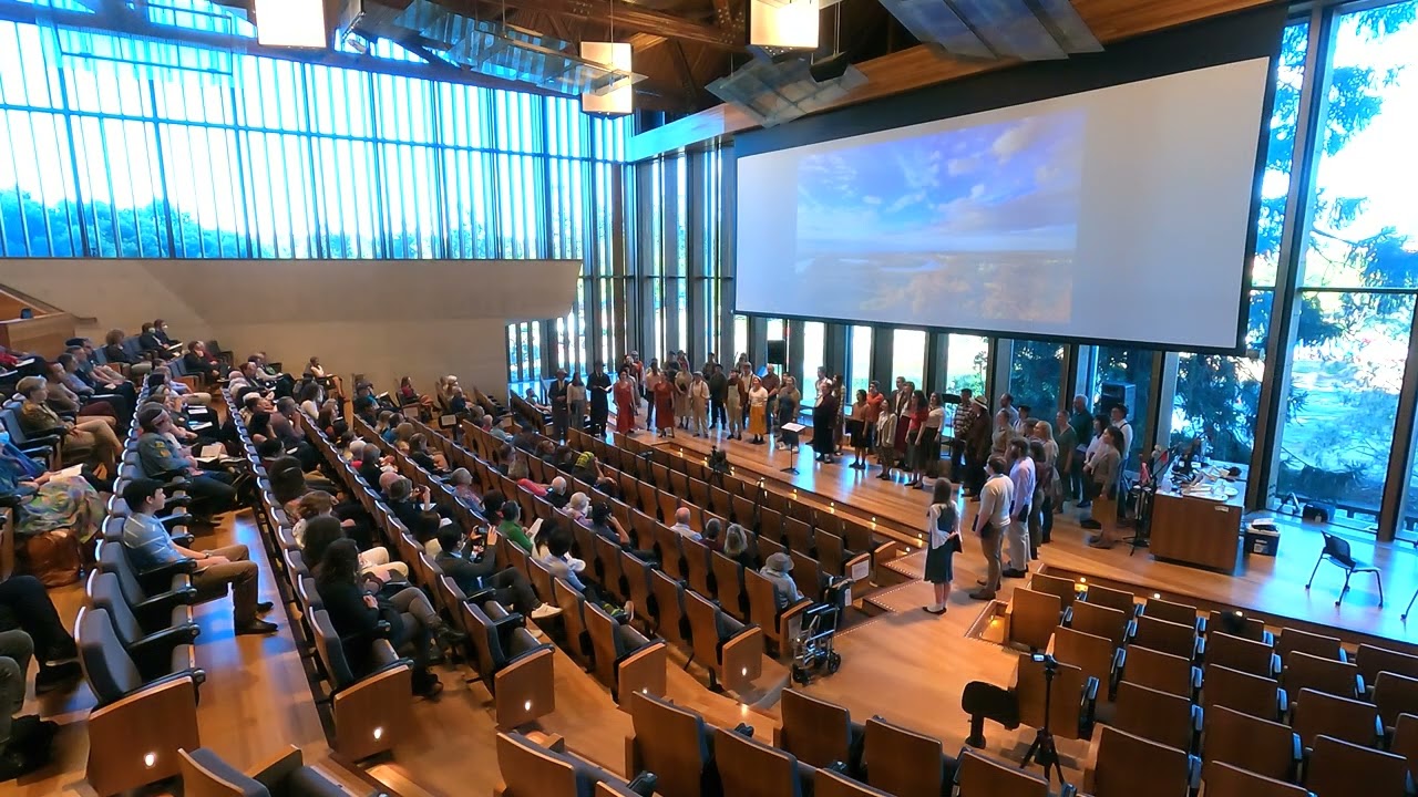QUMS Choir performs Down In The River To Pray