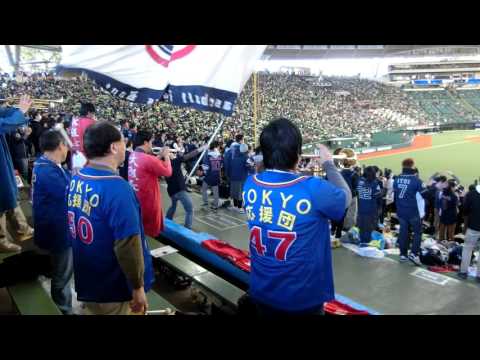 オリックスバファローズ開幕2戦目スタメン応援歌1～9 in西武プリンスドーム 2016/3/26