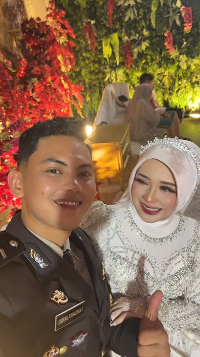 ketika anggota polisi ikutan bikin video trend pengantin viral ‼️ #trend #nikah #pengantin #polisi