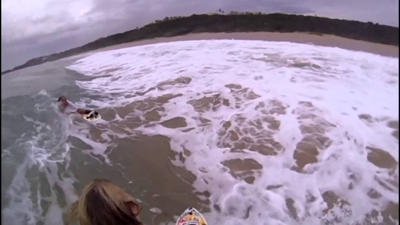 Slyde Handboards Body Surfing Heavy Beachbreak in Puerto Rico YouTube