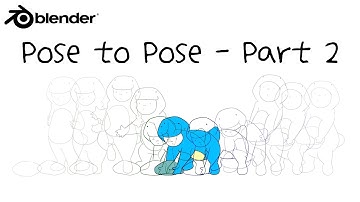 Twelve Principles of Animation - Pose to Pose (Part 2) #blender #animation #tutorial