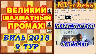 Карлсен Мамедьяров ♔♕ Шахматы Ошибки ♖ Биль 2018 Карлсен Мамедьяров ♔♕ Шахматы Ошибки ♖ Биль 2018