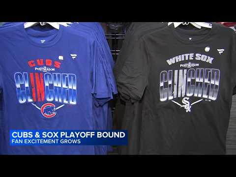 Chicago baseball fans celebrate as Cubs, White Sox clinch playoff berths