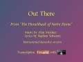 "Out There" Reconstruction version (The Hunchback of Notre Dame) / Finale with Garritan / karaoke