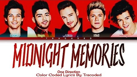 One Direction | Midnight Memories (Color Coded Lyrics By: Tracoded)