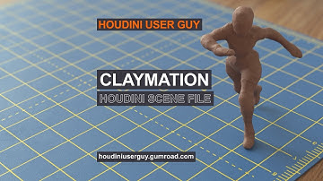 Claymation - Stop Motion Animation In Houdini (scene file)