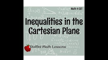 Inequalities in the Cartesian Plane