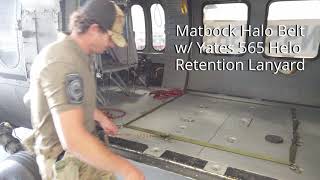Matbock Halo Belt With Yates 565 Helo Retention Lanyard