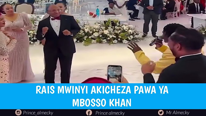 RAIS MWINYI AKICHEZA PAWA YA MBOSSO KHAN
