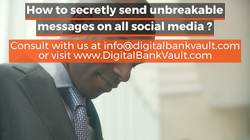 TOP SECRET: How to secretly send unbreakable messages on all social media. FREE 30 Days Trial