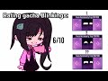 Rating different gacha blinkings 