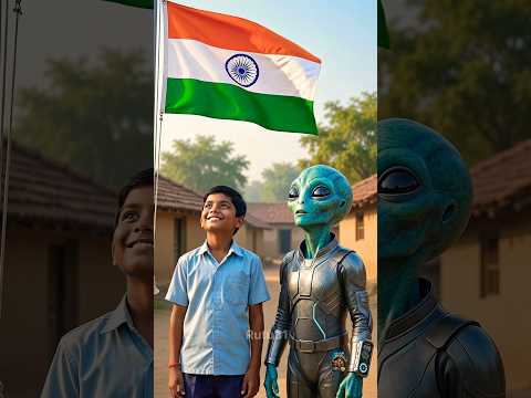 👽 Alien ने पहली बार तिरंगा देखा 🇮🇳 | 15 August Special | AI Shorts