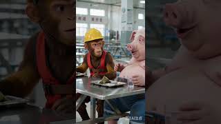 食堂抢粽子#搞笑 #pipelining #悟空八戒 #funny #动画推荐 #animation #wukong
