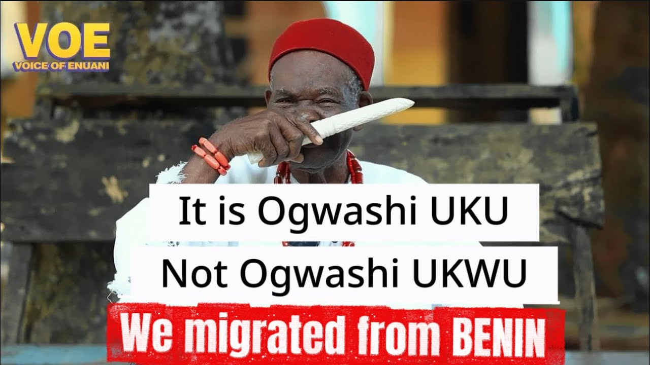 It is Ogwashi uku Not Ogwashi ukwu! We migrated from Benin 