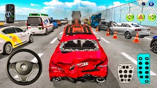 Transport Truck To Crashed Car to Auto Repair Shop - 3D Driving Class Android Game - Gameplay Mobile screenshot 5