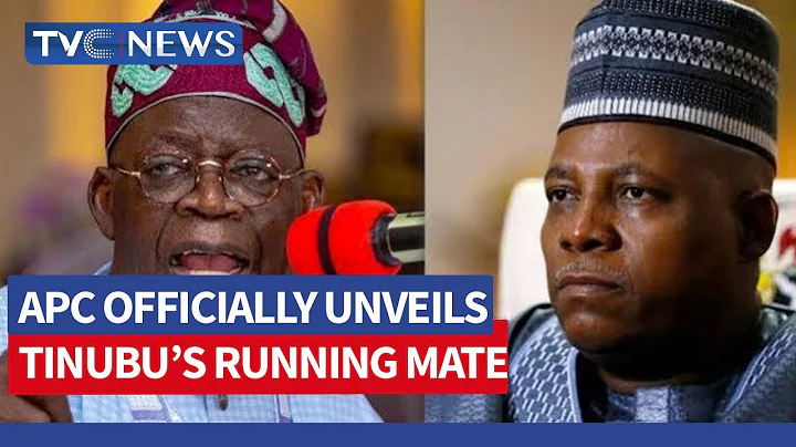 APC Unveils Kashim Shettima As Vice Presidential Candidate