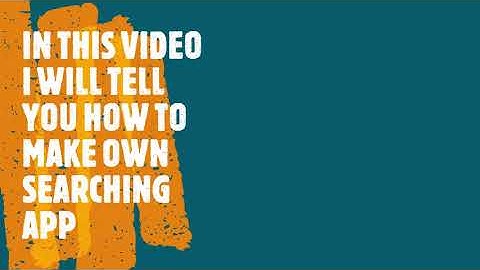 HOW TO MAKE OWN SEARCHING APP USING [KODULAR] [MIT APP INVENTER] | APP CREATOR