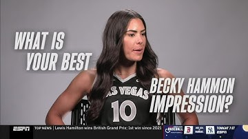 😂 Becky Hammon Impression: A