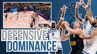 The Timberwolves put on a DEFENSIVE MASTERCLASS in Game 2 | Film Study