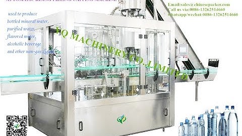 water bottle rinsing filling capping machine price rotary plastic bottles 3 in 1 bottling equipment